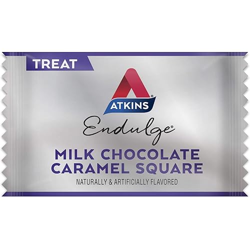 Atkins Endulge Treat Milk Chocolate Caramel Squares. Smooth & Decadent. Keto-Friendly. 90 CountPack of 1