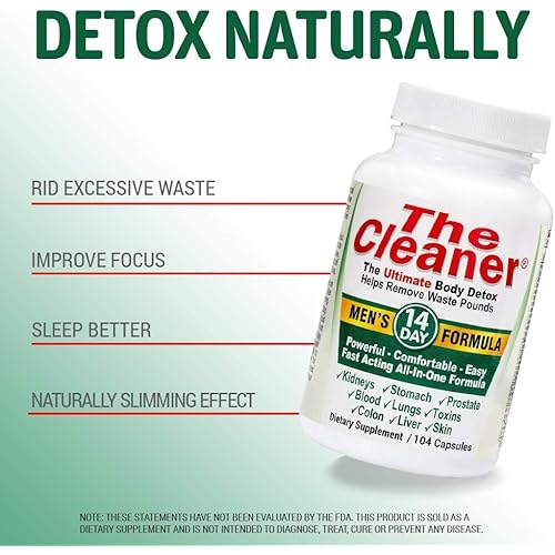 The Cleaner 14Day Men's Formula Ultimate Body Detox 104 Capsules