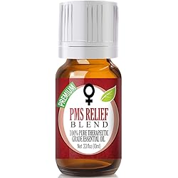 Healing Solutions PMS Relief Blend Essential Oil - 100% Pure Therapeutic Grade PMS Relief Blend Oil - 10ml