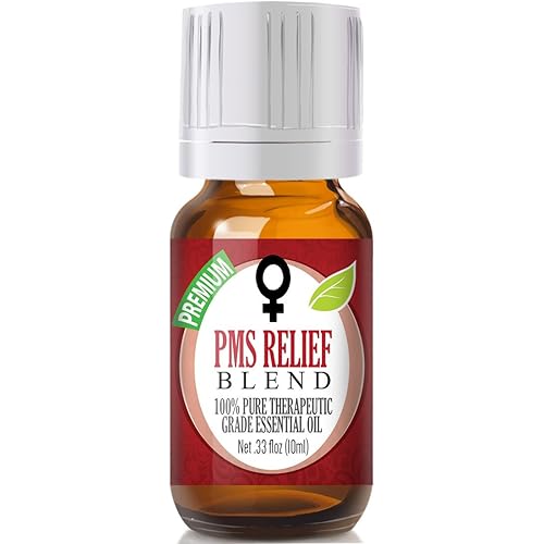 Healing Solutions PMS Relief Blend Essential Oil - 100% Pure Therapeutic Grade PMS Relief Blend Oil - 10ml