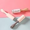 KOqwez33 Portable Tearable Sticky Paper Lint Roller Clothes Fluff Hair Remover White