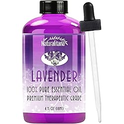 Best Lavender Essential Oil 4oz Bulk Lavender Oil Aromatherapy Lavender Essential Oil for Diffuser, Soap, Bath Bombs, Candles, and More