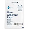 Globe Advanced Sterile Non-Adherent Pads| 50-Pack, 3” x 8”| Non-Adhesive Wound Dressing| Highly Absorbent & Non-Stick, Painless Removal-Switch| Individually Wrapped for Extra Protection 3 x 8