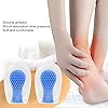 Shoe Inserts Pad Silicone Heel Cup Breathable Heel Cup for Men & Women for Sore Heel PainL 41-46