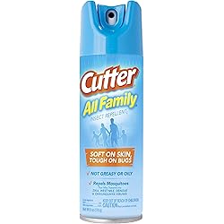 Cutter All Family Insect Repellent 6 Ounces, Aerosol, With 7 Percent DEET