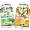Chlorella and Vitamin D3 10,000 IU - Bundle