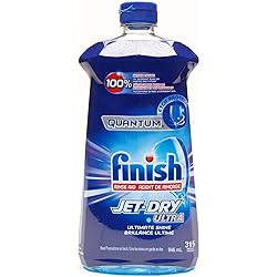 Finish Quantum Rinse Aid Jet-Dry Ultra Ultimate Shine, 32 Fl. Oz 946 ml - 315 Washes