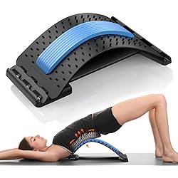 Back Stretcher, Multi-Level Back Cracker, Upper & Lower Back Pain Relief Device for Herniated Disc, Sciatica, Scoliosis