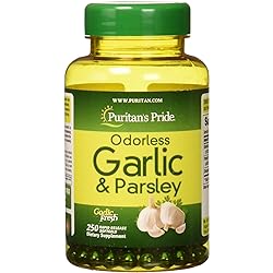 Puritans Pride Odorless Garlic & Parsley 500 Mg 100 Mg, 250 Count