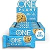 ONE Plant Protein Bars, Chocolate Cookie Dough, Vegan, Gluten Free Protein Bars with 12g Protein & Only 1g Sugar, Guilt-Free Snacking for High Protein Diets, 1.59 Oz 12 Pack