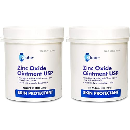 Zinc Oxide Ointment by GLOBE - 1 Lb 2 Pack