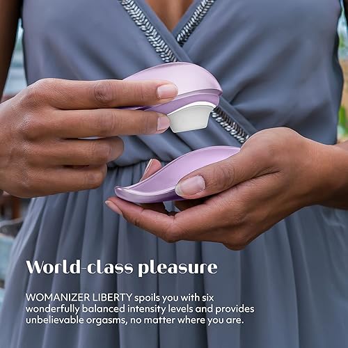Womanizer Liberty Clitoral Sucking Vibrator Clit Sucking Toy for Women, Lilac