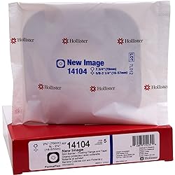 5014104 - Hollister Inc New Image Twopiece Shape-to-Fit Flat Formaflex Skin Barrier 2-14, Blue, 2-34 Flange Size