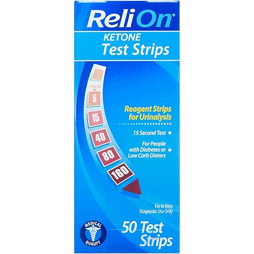 ReliOn Ketone Test Strips, 50 Count Pack of 2 Luall Sticker