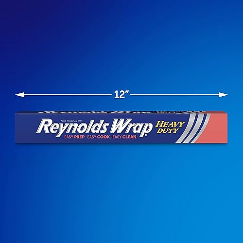 Reynolds Wrap Heavy Duty Aluminum Foil, 50 Square Feet Packaging May Vary