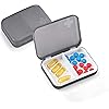 TookMag Daily Pill Organizer, One Day AM PM Travel Pill Case Single Day Pill Box 2 Times A Day Pill Container for Purse or Pocket to Hold Vitamins, Pills, Fish Oil, Supplements 2 PCS
