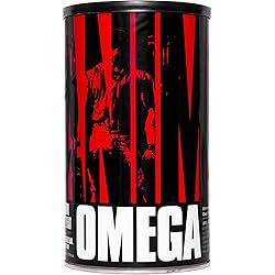Animal Omega - Omega 3 6 Supplement - Fish Oil, Flaxseed Oil, Salmon Oil, Cod Liver, Herring, and more - 10 Sources of Omegas and EFAs - Full dose of EPA, DHA, CLA Absorption Complex - Pack of 30