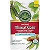 Traditional Medicinals Throat Coat Organic Cough Drops, Eucalyptus Mint with Menthol, Soothes Sore Throats & Relieves Coughs, 16ct