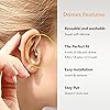 7mm9mm12mm 12 Packs Hearing Aid Amplifier Domes Accessory Double Layer Domes Set for Open Fit RITE with Carry Case