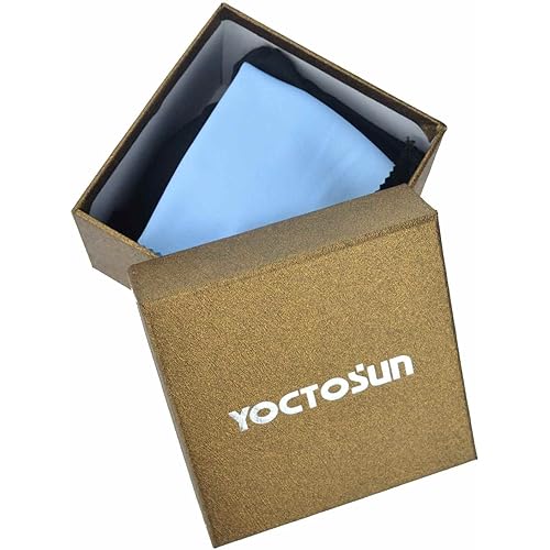 YOCTOSUN 3.8 Inch Acrylic Paperweight Reading Magnifying Glass 5X Dome Magnifier Optical Half Ball Lens with Gift Box and Polishing Pouch 95mm