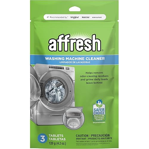 Affresh Garbage Disposal Cleaner, Removes Odor-Causing Residues, 9 Tablets [3 Pack] & Washing Machine Cleaner, Cleans Front Load and Top Load Washers, Including HE, 3 Tablets