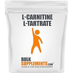 BulkSupplements.com L-Carnitine L-Tartrate Powder - Amino Acids Supplement - Carnitine Supplement - Carnitine Powder - L-Carnitine 500mg Powder - L Carnitine L Tartrate Powder 250 Grams - 8.8 oz