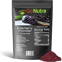 Elderberry Powder 1 lb. 10:1 Strength Extract Powder Non-GMO Sambucus Nigra