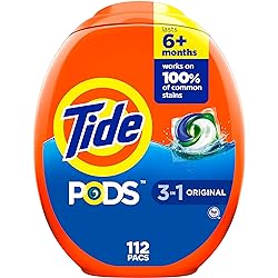 Tide PODS Laundry Detergent Soap Pods, Original Scent, 112 count