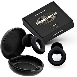 Loop Experience Ear Plugs for Concerts – High Fidelity Hearing Protection for Noise Reduction, Motorcycles, Work & Noise Sensitivity – 8 Ear Tips in XS, S, M, L – 18dB Noise Cancelling - Black