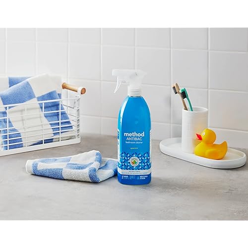 Method Antibacterial Bathroom Cleaner, Spearmint, Removes Mold Mildew stains, 28 Fl Oz