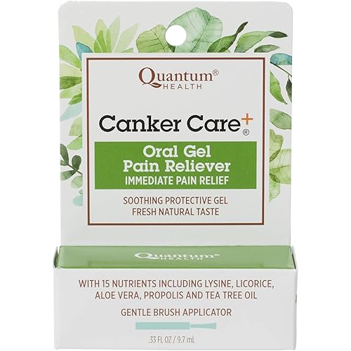 Quantum Oral Care Canker Care Herbal Canker Sore Gel 0.33 fl. oz. - Single Item