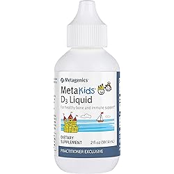 Metagenics MetaKids™ D3 Liquid – Healthy Bone & Immune Support | 2,275 Servings
