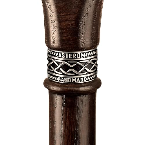 Handmade Ergonomic Walking Cane for Men and Women - Stylish Derby Oak Wood Cane - Cool Walking Stick