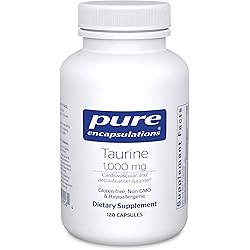 Pure Encapsulations Taurine 1,000 mg | Amino Acid Supplement for Liver, Eye Health, Antioxidants, Heart, Brain, and Muscles | 120 Capsules