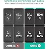 TookMag Weekly Pill Organizer 2 Times a Day, Easy Fill AM PM Pill Box, Large Capacity Quick-Refill 7 Day Pill Cases for PillsVitaminFish OilSupplements Patent Registered Black