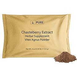 Pure Original Ingredients Chasteberry Extract 4oz Vitex Agnus-Castus Tree, Non-GMO