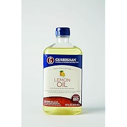 Guardsman Revitalizing Lemon Oil For Wood Furniture - 16 oz- UV protection, Cleans, Restores and Protects - 461700