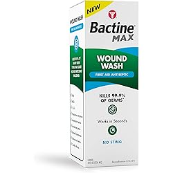 Bactine MAX First Aid Antiseptic Wound Wash, 8 fl oz