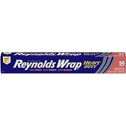 Reynolds Wrap Heavy Duty Aluminum Foil, 50 Square Feet Packaging May Vary
