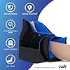 NYOrtho Pressure Relieving Heel Protector - Off-Loading Heel Float for Wounds Or Bed Sores - Durable Adjustable Straps for Secure Closure - Made in USA
