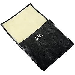 Smoking Pipe Tobacco Roll Up Pouch Case Bag Storage Tobacco Moisturizing Case Holder for Pipe Tobacco Black