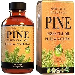 Pine Essential Oil 4 oz, Premium Therapeutic Grade, 100% Pure and Natural, Perfect for Aromatherapy, Diffuser, DIY by Mary Tylor Naturals
