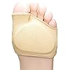 ZenToes Metatarsal Pads for Women and Men - 4 Pack Ball of Foot Cushions Beige