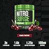 NITROSURGE Pre Workout Supplement - Endless Energy, Instant Strength Gains, Clear Focus, Intense Pumps - Nitric Oxide Booster & Powerful Preworkout Energy Powder - 30 Servings, Cherry Limeade