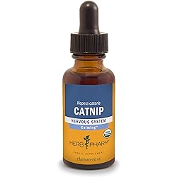 Herb Pharm Certified Organic Catnip Liquid Extract for Calming Nervous System Support, 1 Fl Oz