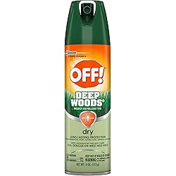 OFF! Deep Woods Insect & Mosquito Repellent VIII, DryTouch Technology, Long Lasting Protection 4 oz