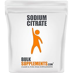 BulkSupplements.com Sodium Citrate Powder - Powder for Cooking - Food Thickener - Sodium Citrate for Cooking 1 Kilogram - 2.2 lbs