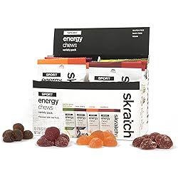 Skratch Labs Best Energy Chews Variety Pack 10 Pack Energy Gummies for Running, Cycling, and Hiking Snacks | Vegan, Gluten Free Energy Fuel | Alternative to Energy Gels