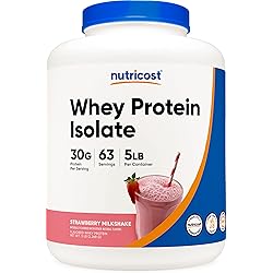 Nutricost Whey Protein Isolate Strawberry Milkshake 5LBS