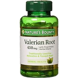 Nature's Brand Bounty Valarian Root Plus Calming Blend Natural Capsules, 100 ct